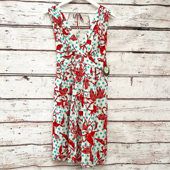 Eva Franco Dresses & Skirts - ANTHROPOLOGIE Eva Franco Fit and Flare Floral Dress Sz 12